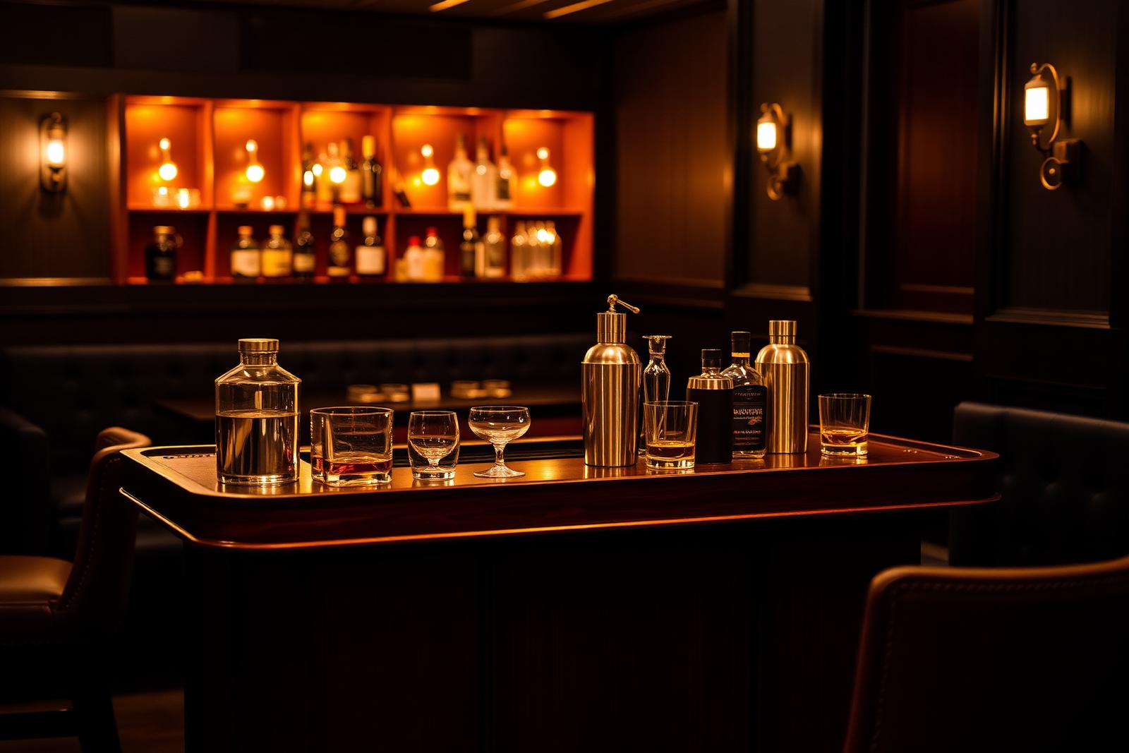 Private bachelor party cocktail bar setup staffed by Empire Pour in Western New York